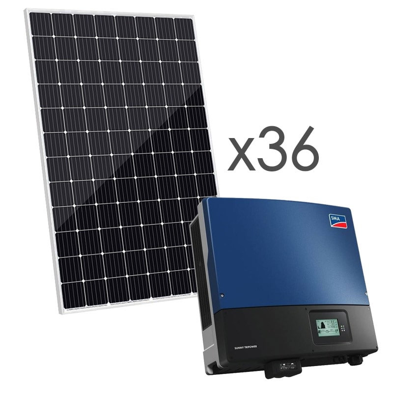Sistema solar conectado 10 kWp